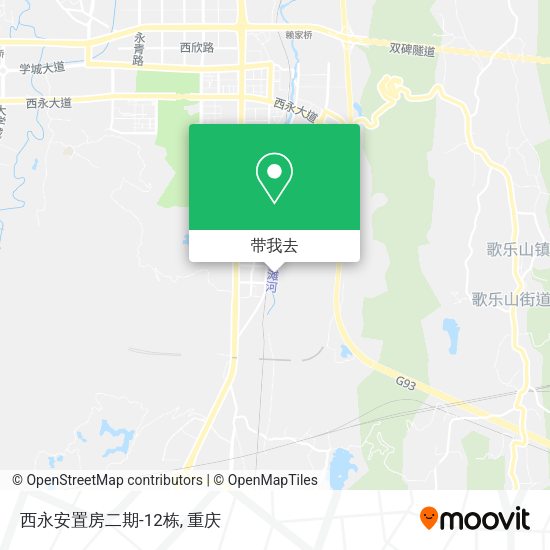 西永安置房二期-12栋地图