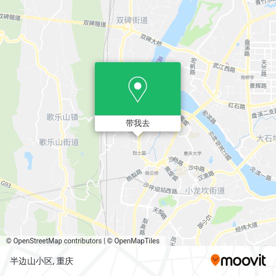 半边山小区地图