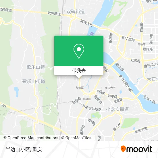 半边山小区地图