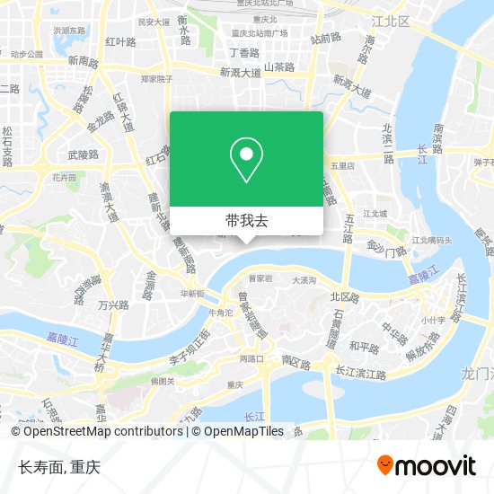 长寿面地图