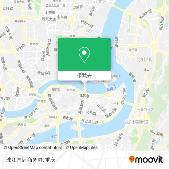 珠江国际商务港地图