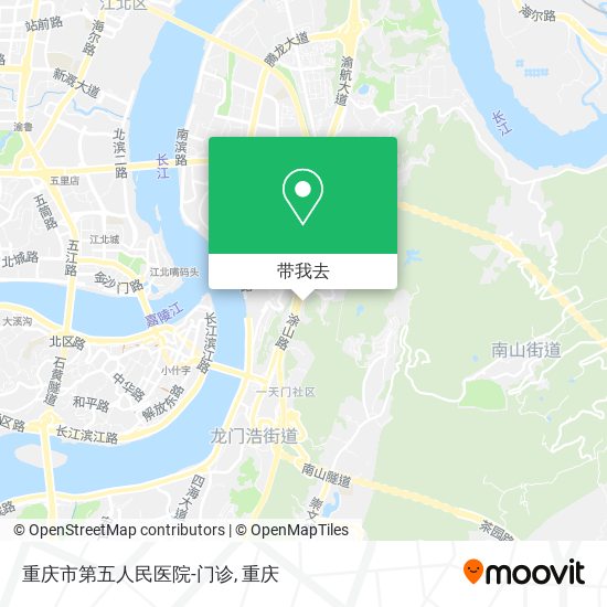 重庆市第五人民医院-门诊地图