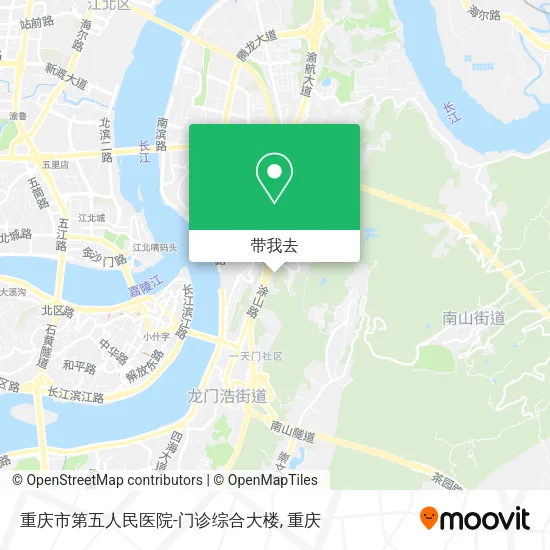 重庆市第五人民医院-门诊综合大楼地图