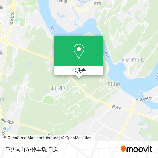 重庆南山寺-停车场地图