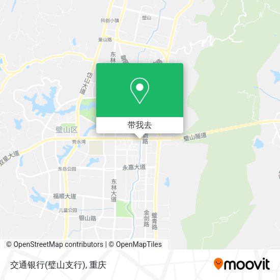 交通银行(璧山支行)地图