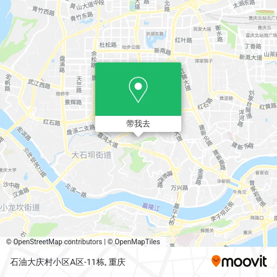 石油大庆村小区A区-11栋地图