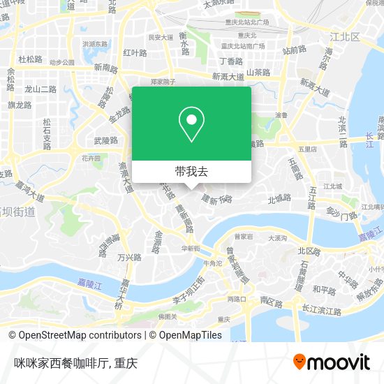 咪咪家西餐咖啡厅地图