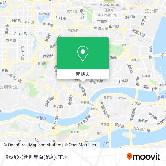 歌莉娅(新世界百货店)地图