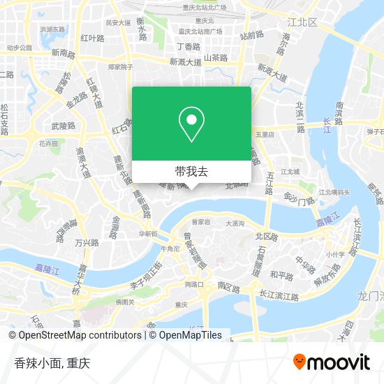 香辣小面地图