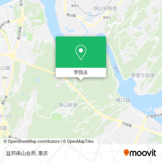 益邦南山会所地图
