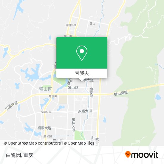 白鹭园地图