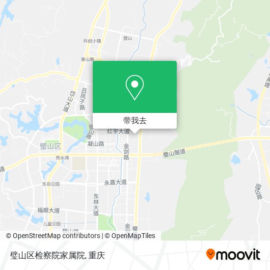 璧山区检察院家属院地图