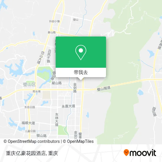 重庆亿豪花园酒店地图