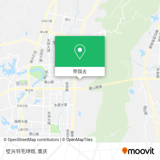 璧兴羽毛球馆地图