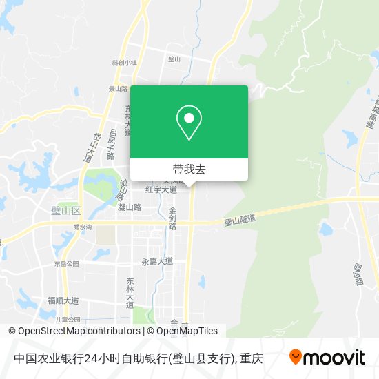 中国农业银行24小时自助银行(璧山县支行)地图