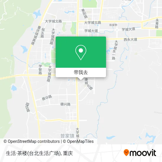 生活·茶楼(台北生活广场)地图