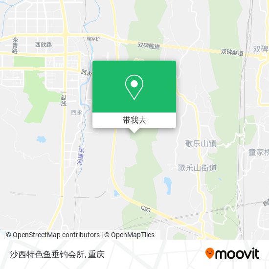 沙西特色鱼垂钓会所地图