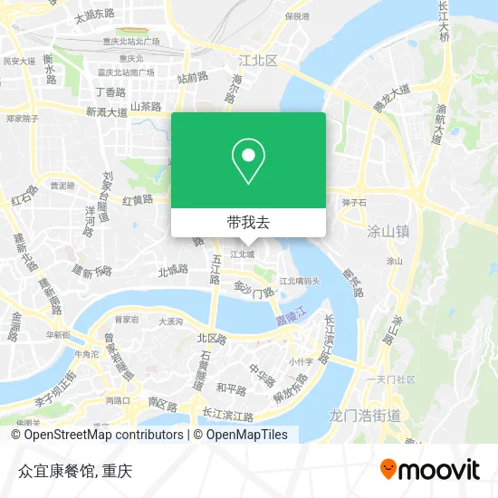 众宜康餐馆地图