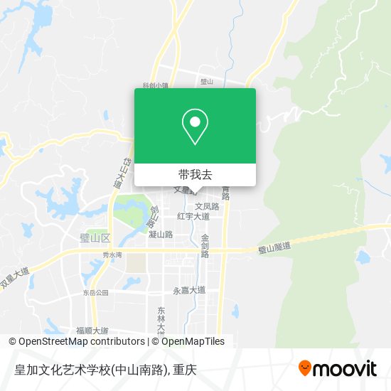 皇加文化艺术学校(中山南路)地图