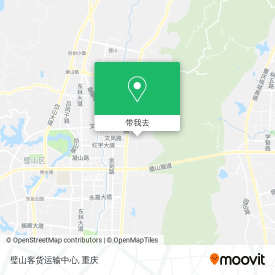 璧山客货运输中心地图