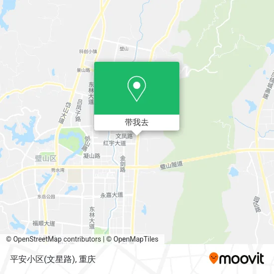平安小区(文星路)地图