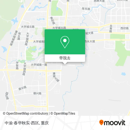 中渝·春华秋实-西区地图