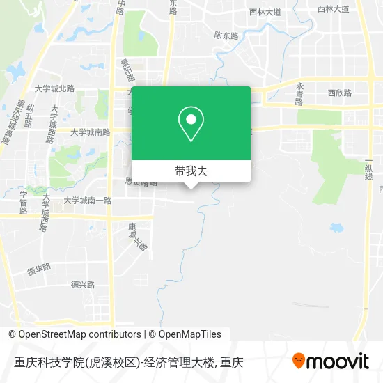 重庆科技学院(虎溪校区)-经济管理大楼地图