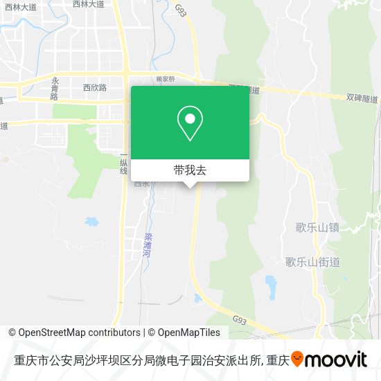 重庆市公安局沙坪坝区分局微电子园治安派出所地图