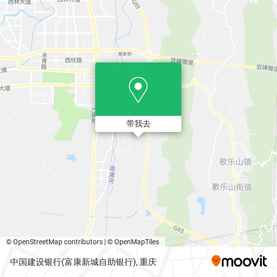 中国建设银行(富康新城自助银行)地图