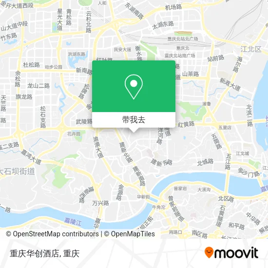 重庆华创酒店地图