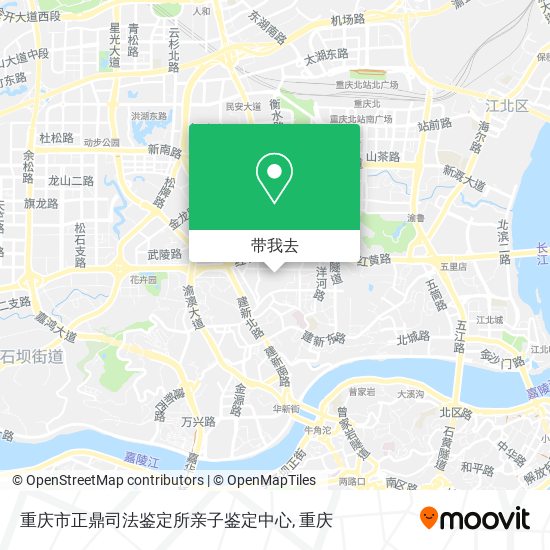 重庆市正鼎司法鉴定所亲子鉴定中心地图