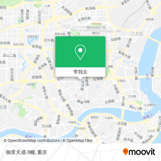 御景天成-3幢地图