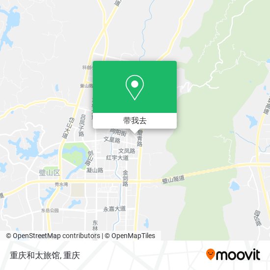 重庆和太旅馆地图