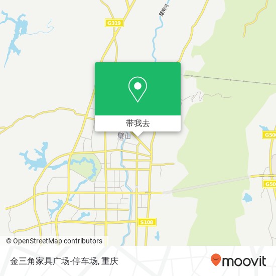 金三角家具广场-停车场地图