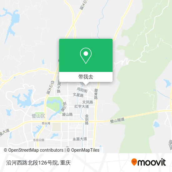 沿河西路北段126号院地图