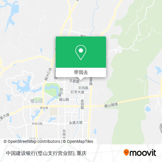 中国建设银行(璧山支行营业部)地图