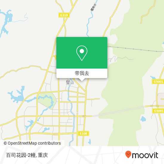 百司花园-2幢地图
