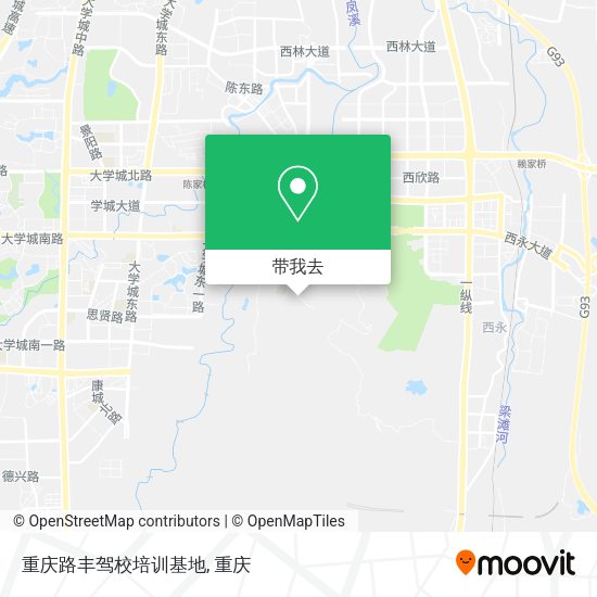 重庆路丰驾校培训基地地图