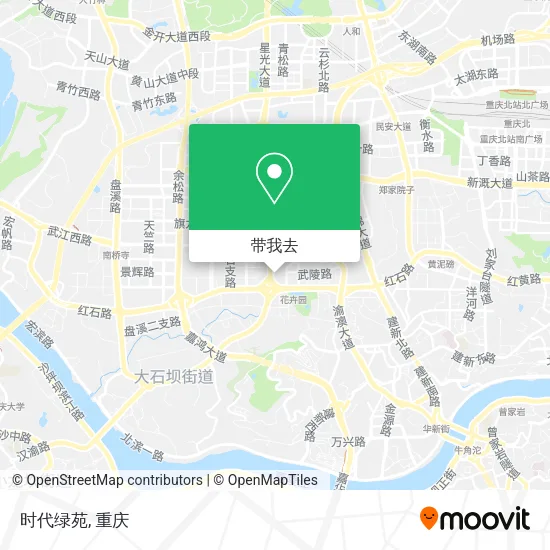 时代绿苑地图