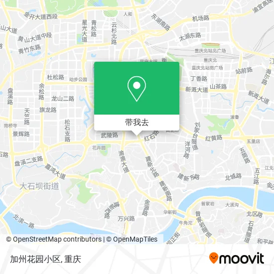 加州花园小区地图
