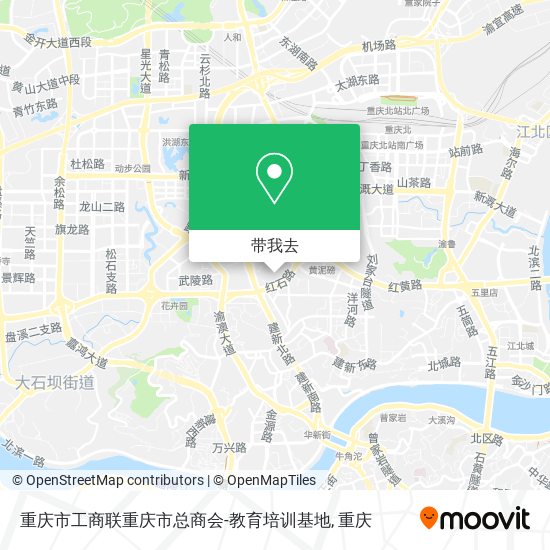 重庆市工商联重庆市总商会-教育培训基地地图
