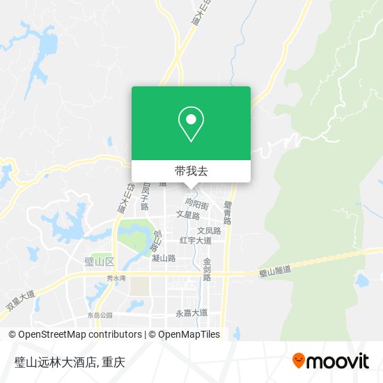 璧山远林大酒店地图