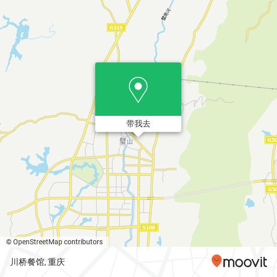 川桥餐馆地图