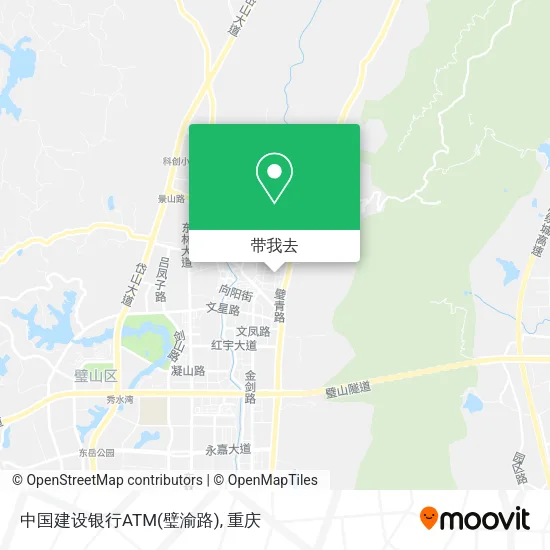 中国建设银行ATM(璧渝路)地图