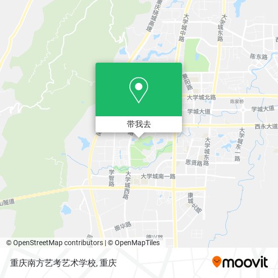 重庆南方艺考艺术学校地图