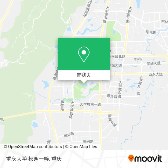 重庆大学-松园一幢地图