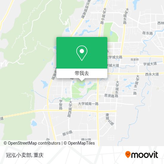 冠泓小卖部地图