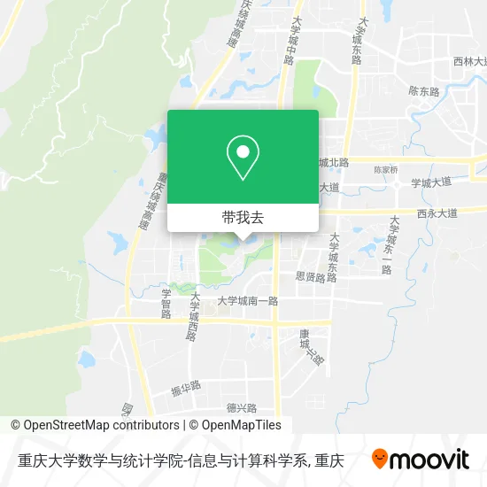 重庆大学数学与统计学院-信息与计算科学系地图