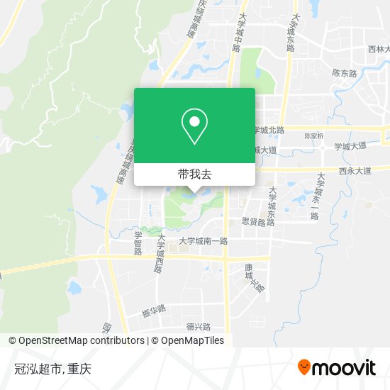 冠泓超市地图
