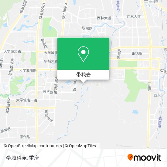 学城科苑地图